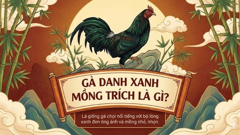 Gà danh xanh mồng trích là gì – Đặc điểm và giá trị của giống gà này 2 ga-danh-xanh-mong-trich-la-gi